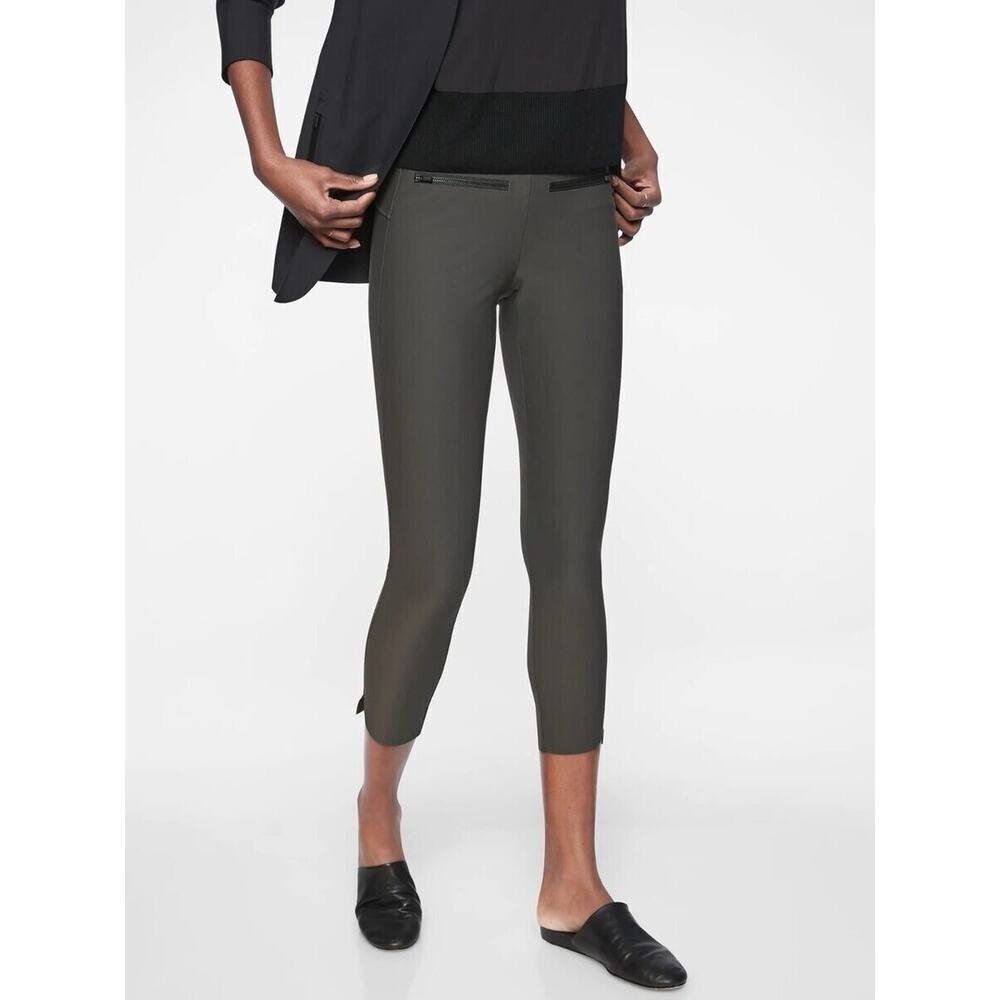 Athleta‎ Stellar Crop Pant In Gray SZ SM